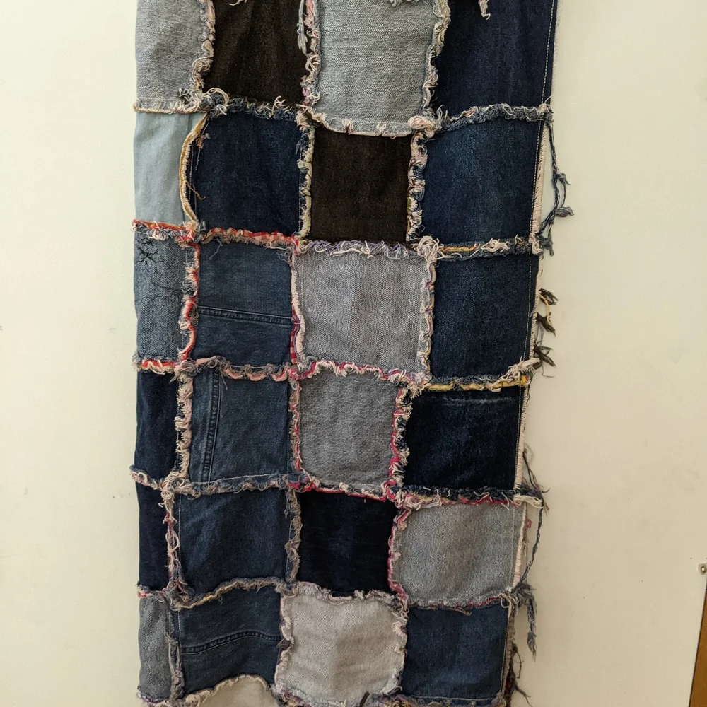 Hand Crafted this frayed