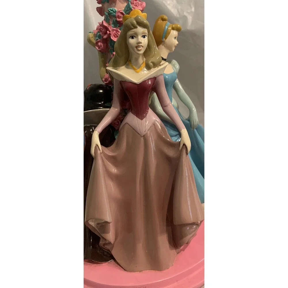 Disney Princess Lamp Aurora/Snow White/ Belle/ Cinderella Tested (No Lamp Shade