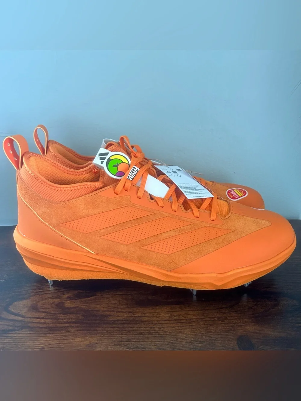 Adidas Adizero Impact SOMOS Men’s Metal Baseball Cleats Orange Size 13 JS2979