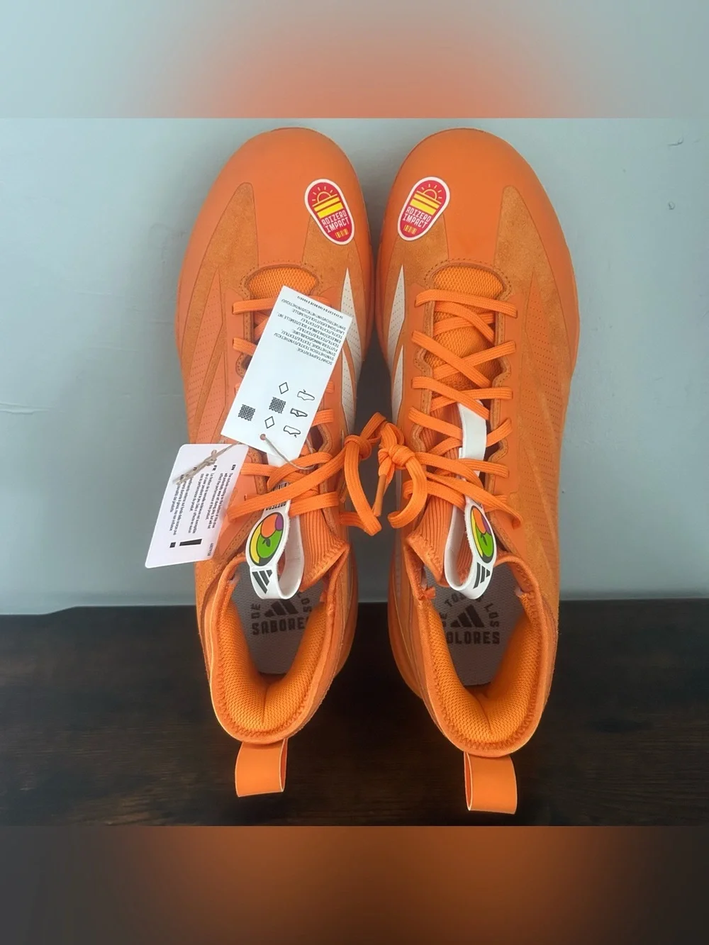 Adidas Adizero Impact SOMOS Men’s Metal Baseball Cleats Orange Size 13 JS2979