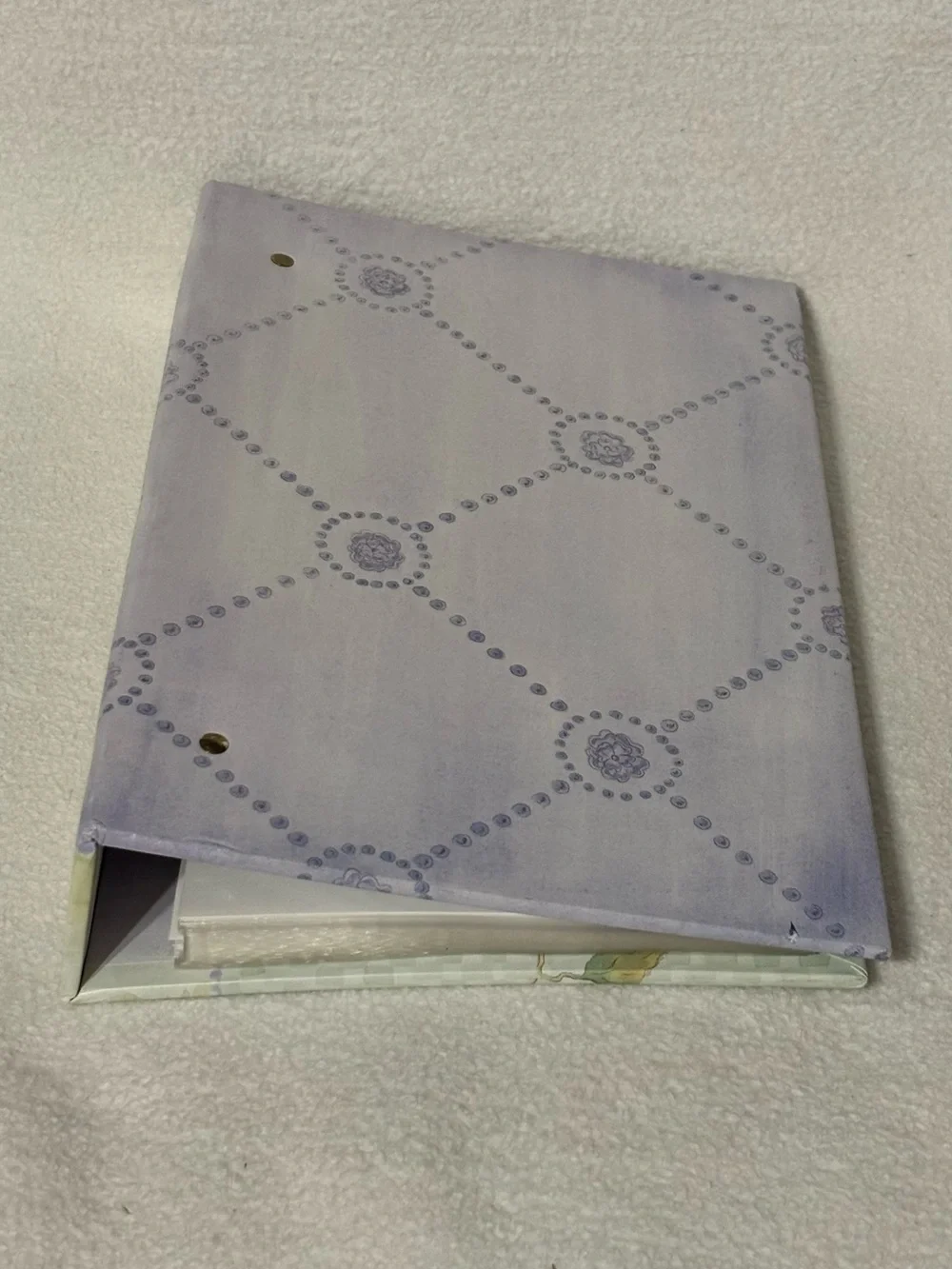 Lavender 3 rings photo album 300 pocket hold 4x6 photo