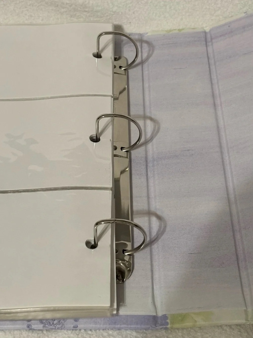 Lavender 3 rings photo album 300 pocket hold 4x6 photo
