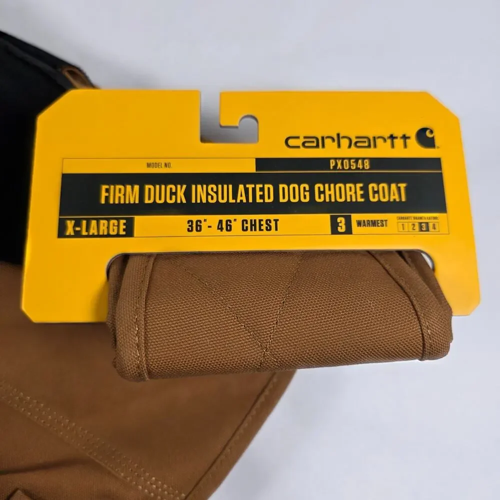 Carhartt Px0548 Firm Duck Insulated Dog Chore Coat X-Large 36