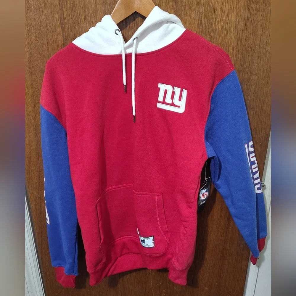 Ny Giants NFL Team Apparel  Mens Hoodie Sweatshirt Size Small