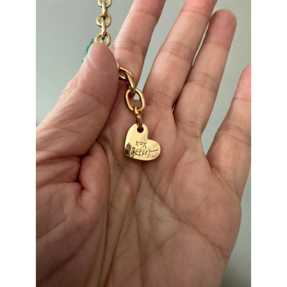 Betsey Johnson gold tone