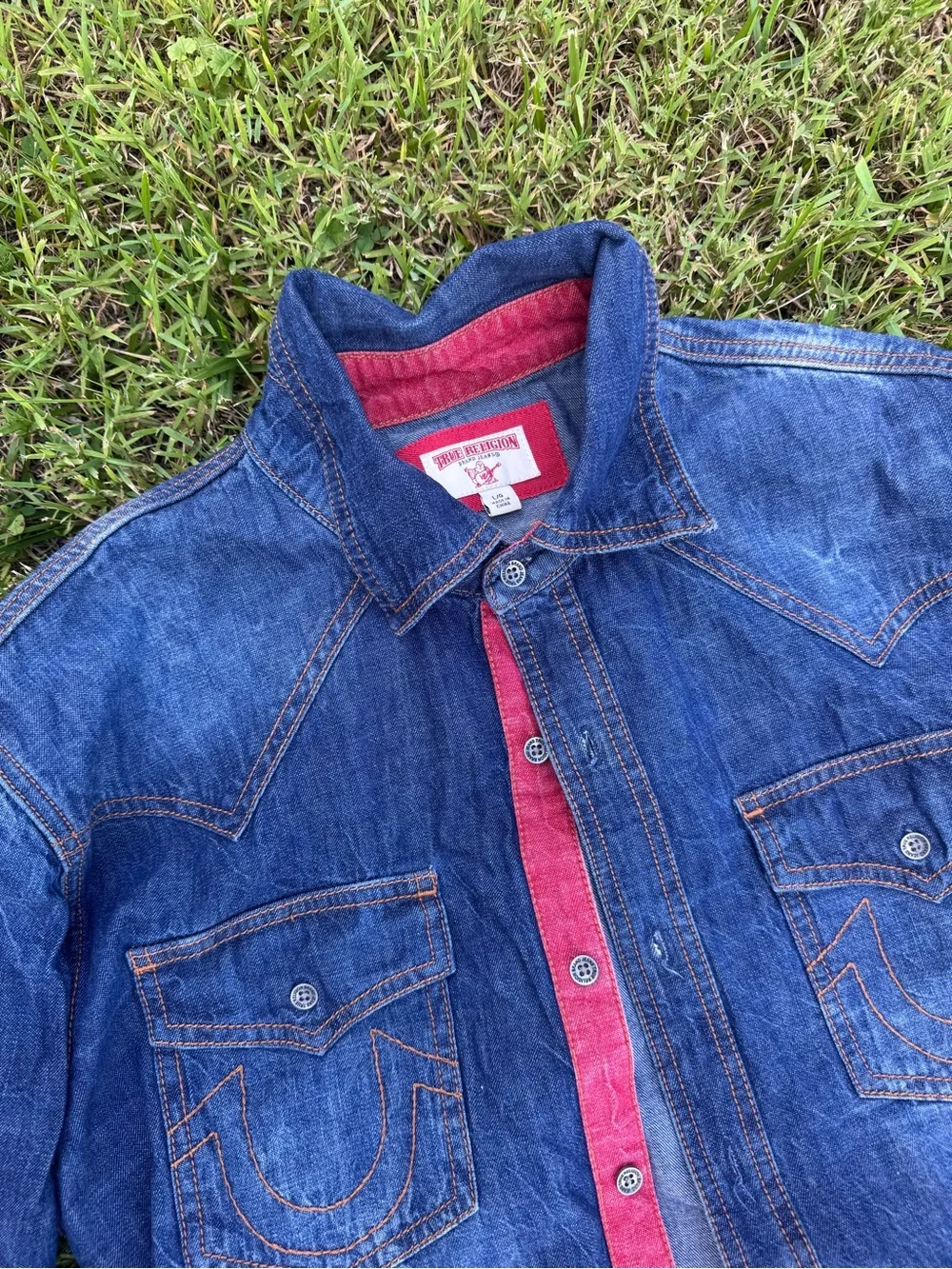 True Religion western placket