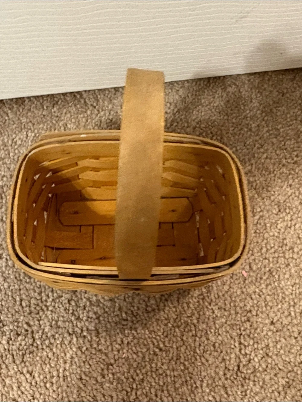 Longaberger handwoven basket