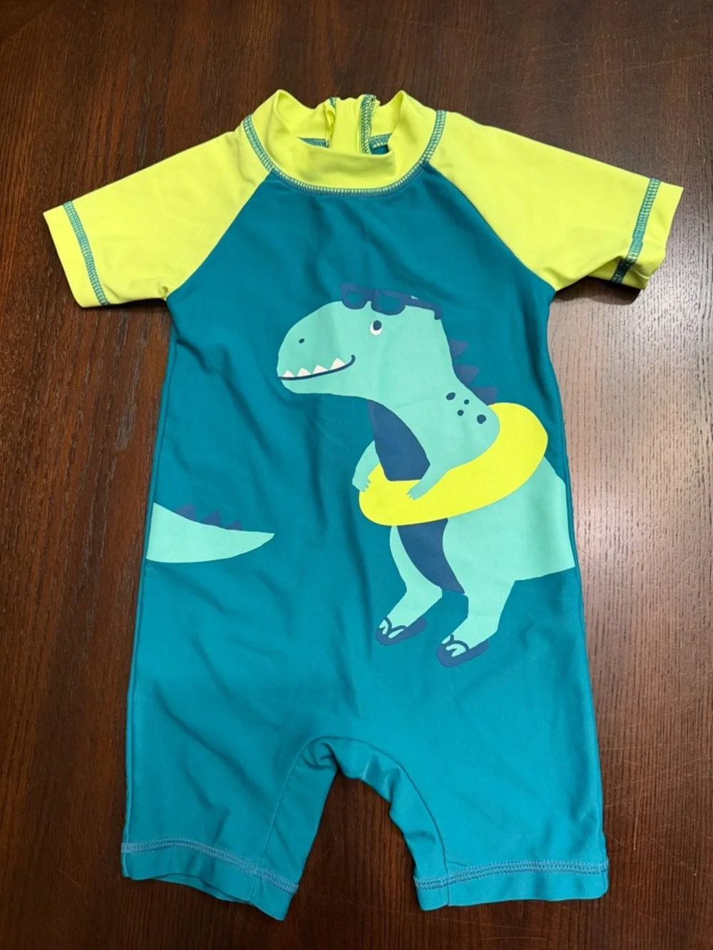 Carter's Baby Boy 3PC Summer Outfit Bundle Dinosaur Romper 9M