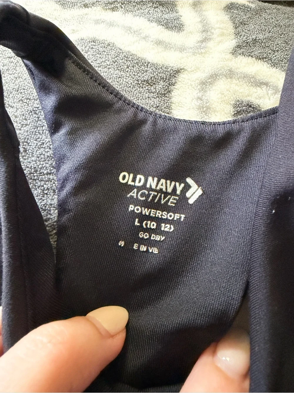 Old Navy Active Black PowerSoft Sports Bra