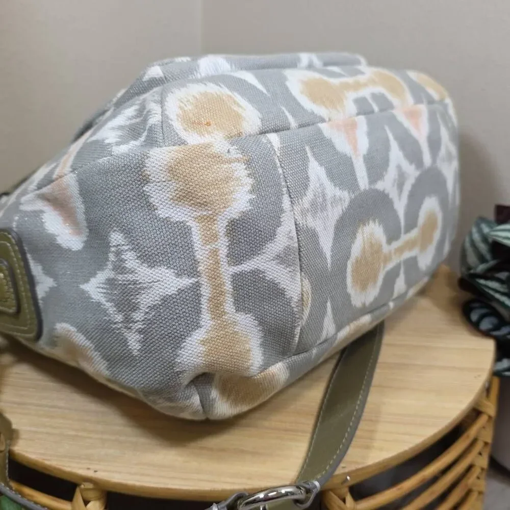 Coach Kristin Op Art Ikat Print Hobo/Satchel | Matching Wallet