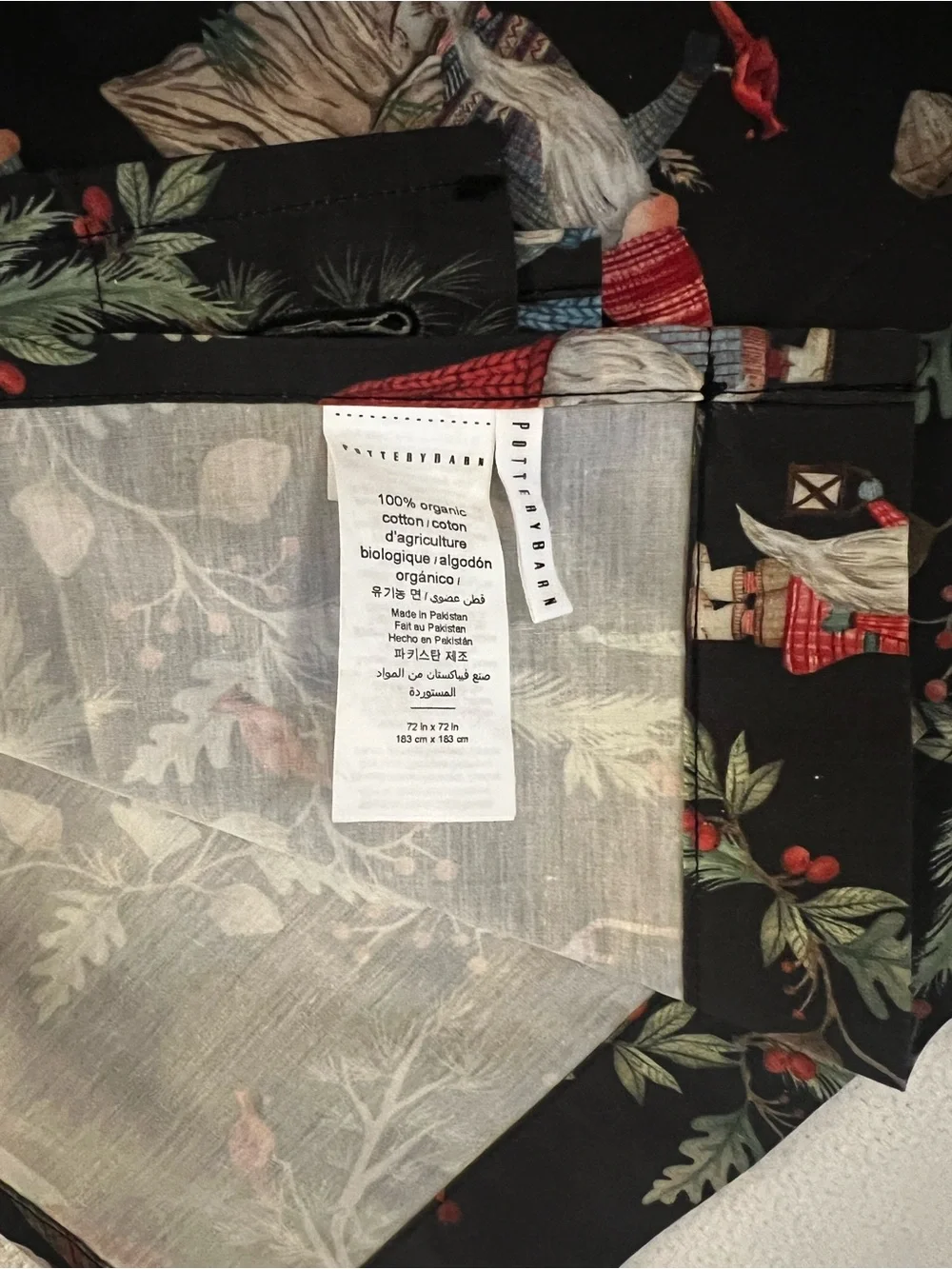 Pottery Barn discontinued foliage curtain