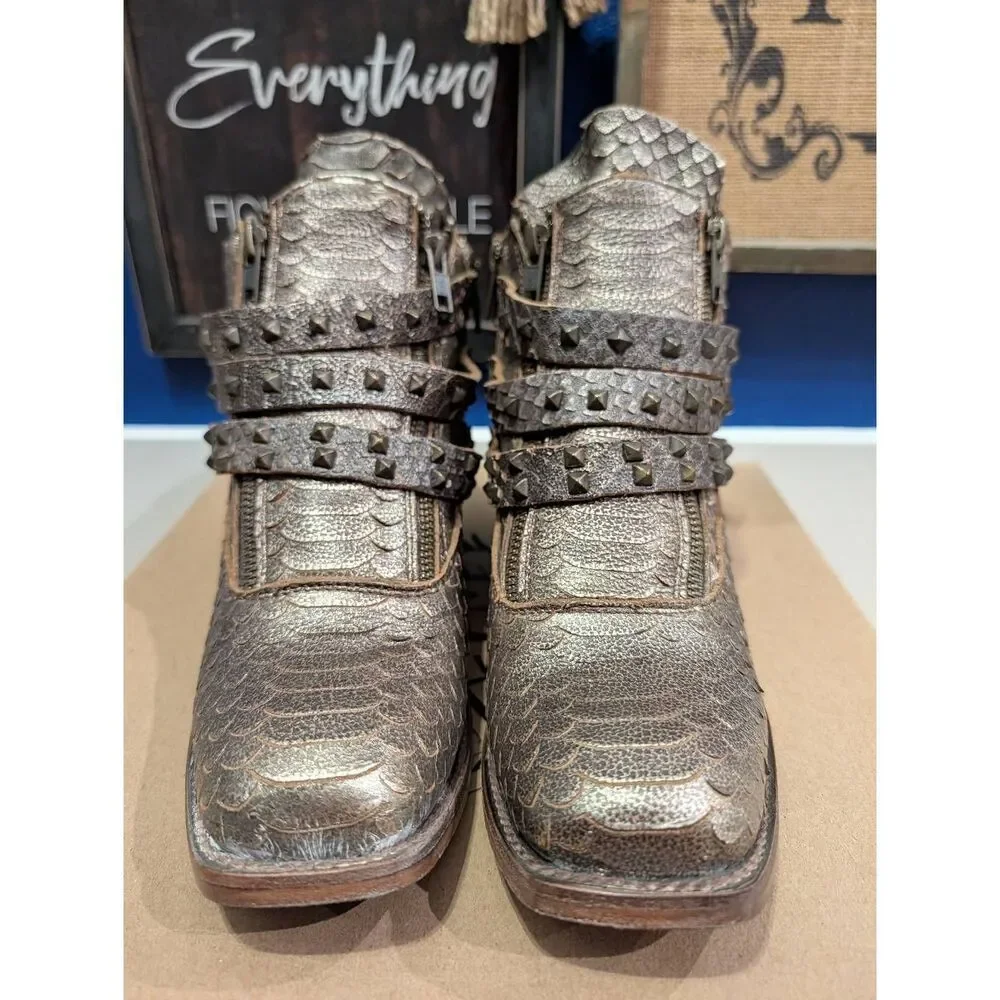 RARE Freebird by Steven Truth Brown Multi Women's 8 w/ Original Box EUC