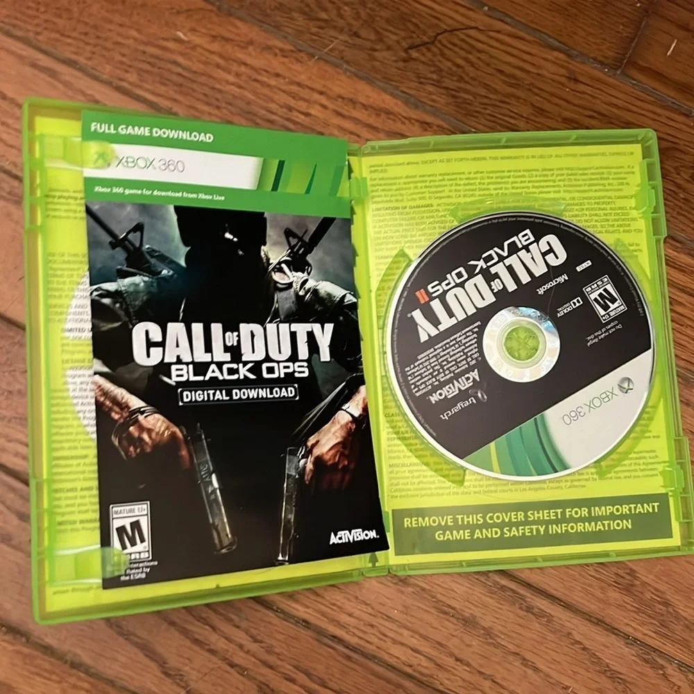 Microsoft XBox 360 Call of Duty Black‎ Ops Game