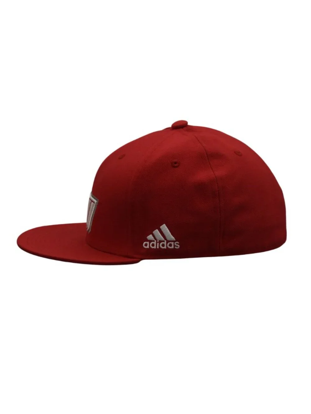 Adidas Sacred Heart University SHU Red Fitted Hat 7 1/4 Flat Brim Cap