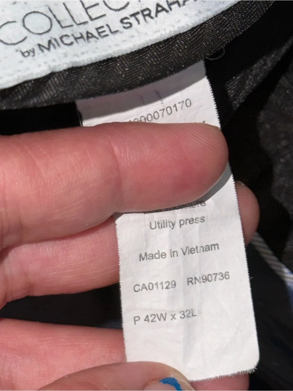 Men's Navy Dress Pants