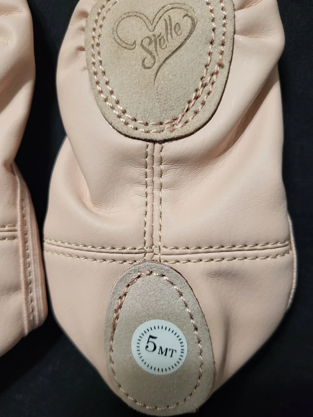 Kids Elastic Strap Ballet Flats in Light Nude
