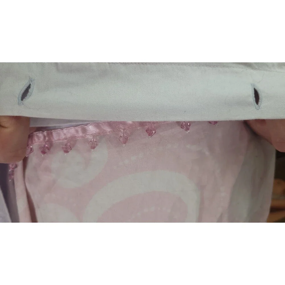 Circo Disney Princess Shower Curtain Jewel Accents 3D Castle Flags 66x68 Cotton
