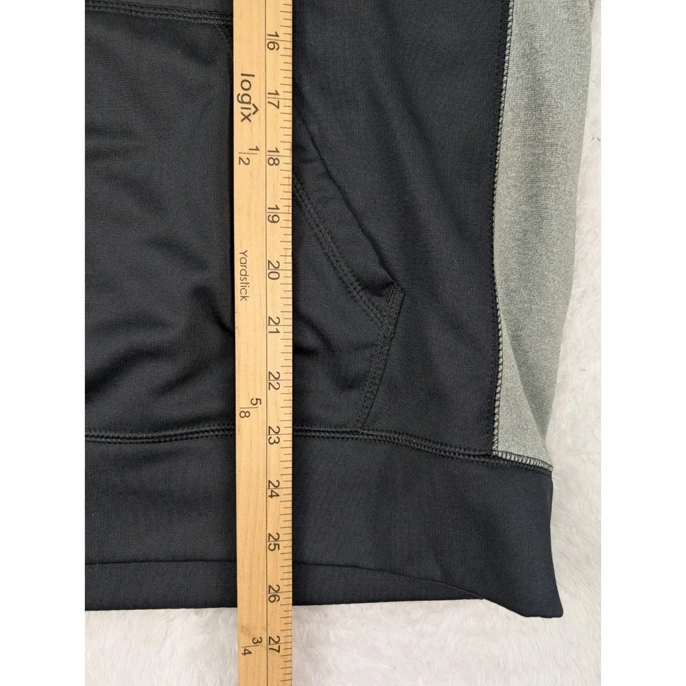 Nike Therma-Fit Hoodie Men's L Black Gray Pullover Training Sweatshirt‎