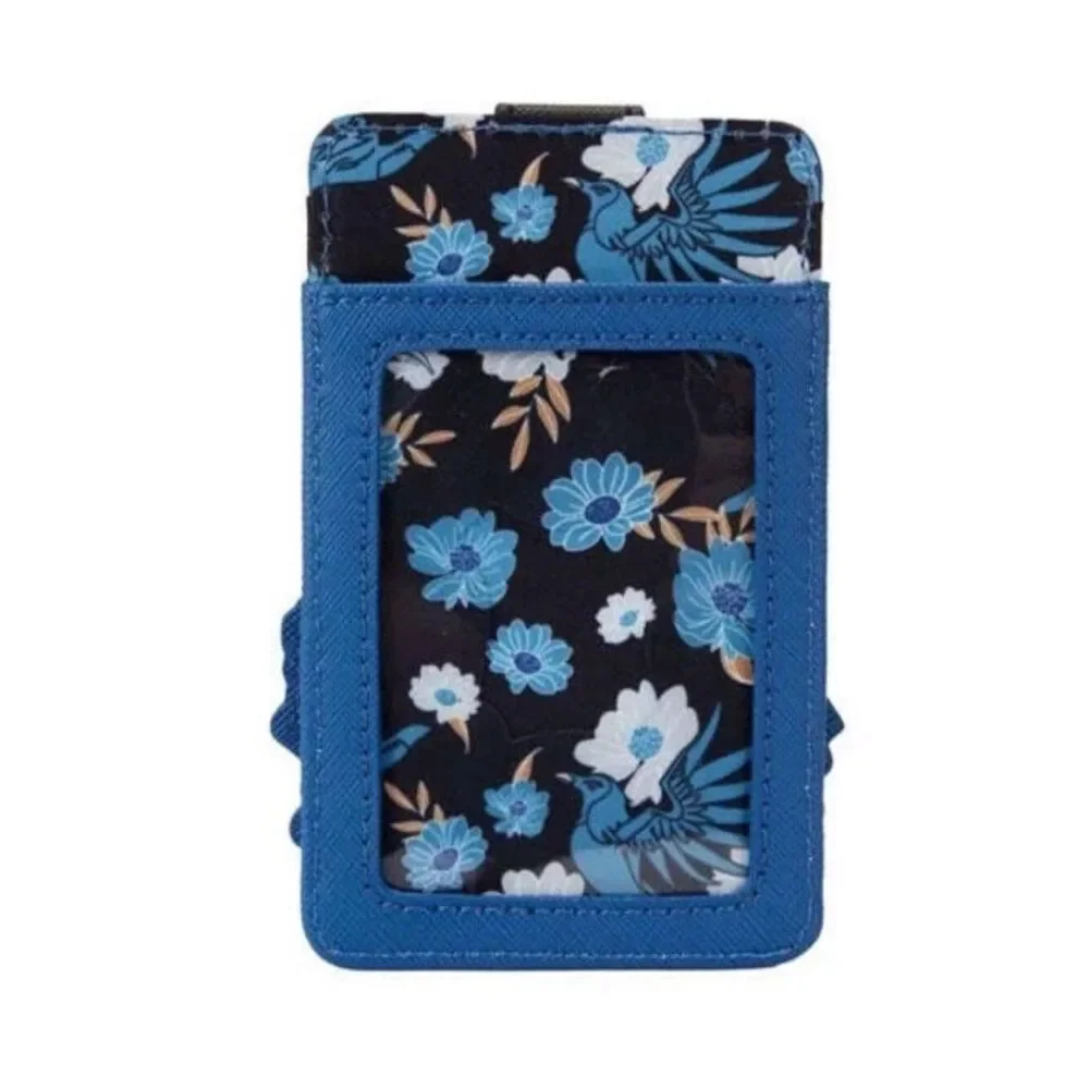 Loungefly Harry Potter Ravenclaw House Floral Tattoo Cardholder ID Wallet NWT