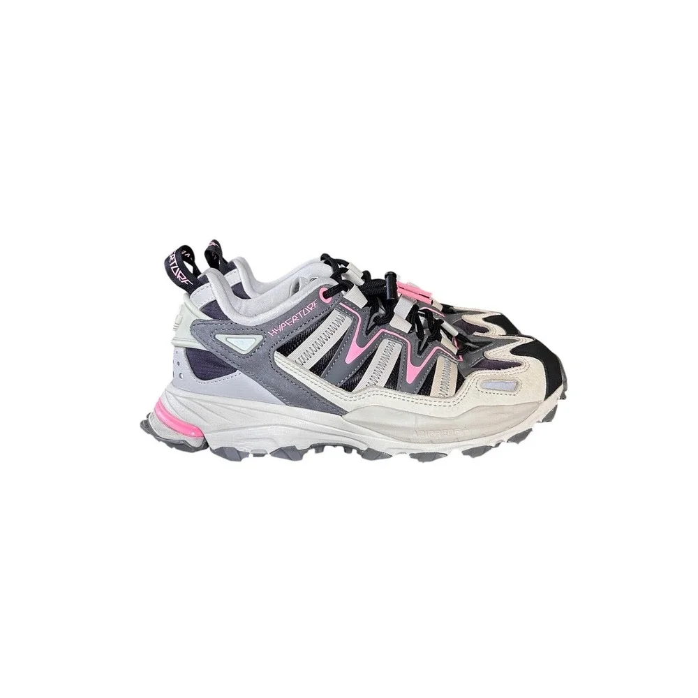 Adidas Hyperturf Adventure Womens Grey Black Pink Trail Running‎ Shoes Sneakers