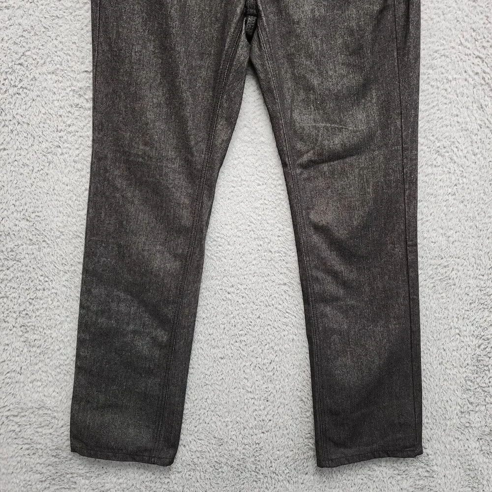 Noiz Jeans Men 34x34 (Fits as 30x33) Black Straight Leg 5 Pocket Denim Pants‎