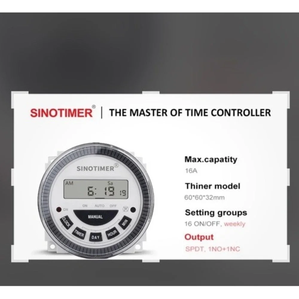 TM-619-3 Multipurpose Programmable Digital Timer 24V New‎ Open Box
