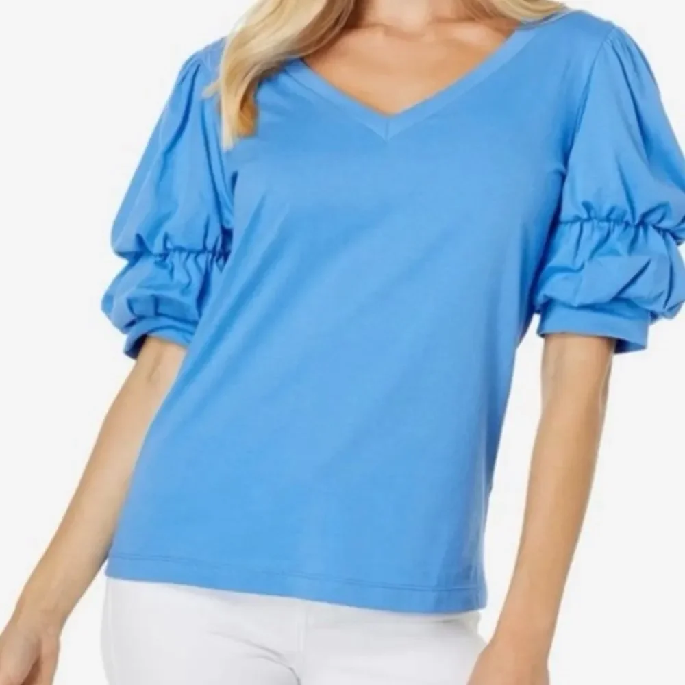 Lilly Pulitzer Dicola Blue top size M