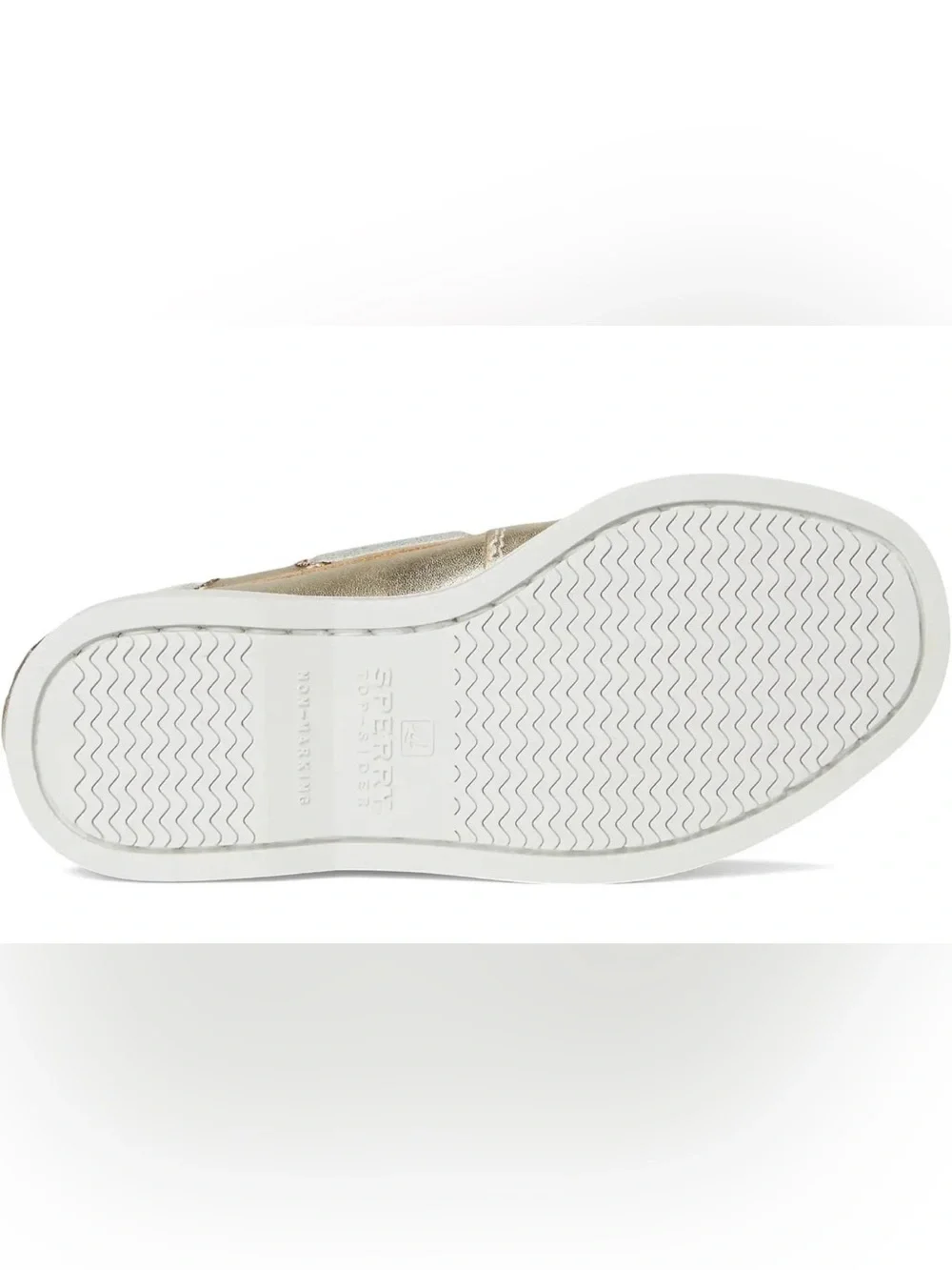 Sperry shiny metallic