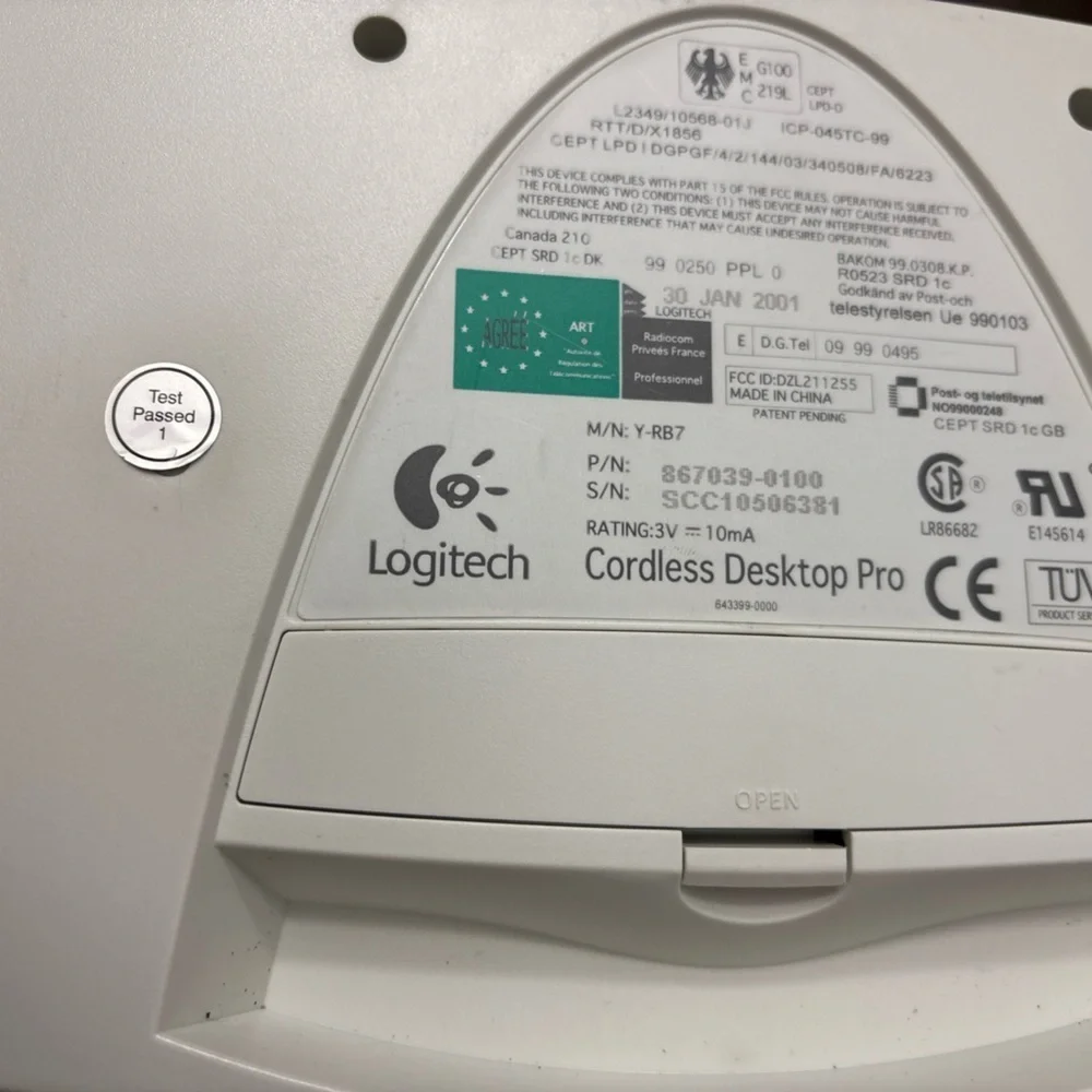 Logitech cordless desktop