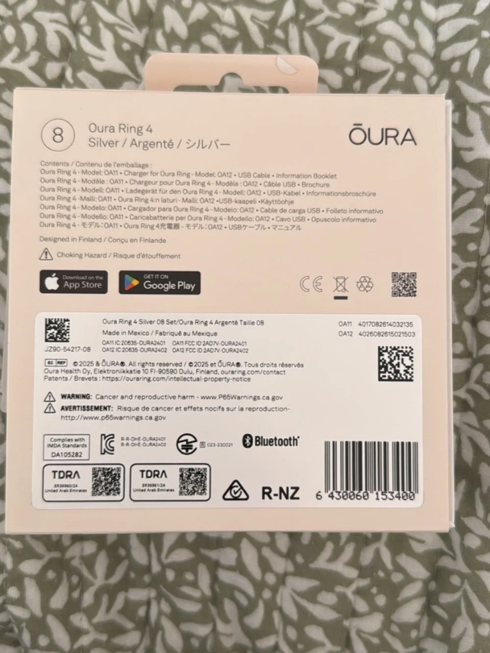 Oura unopened ring