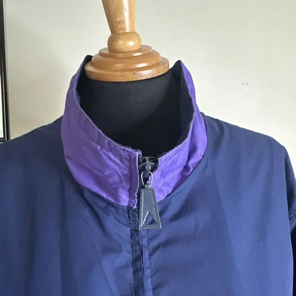 Vintage Pacific Trail Womens Medium Jacket Windbreaker Purple 90s Gorpcore VTG
