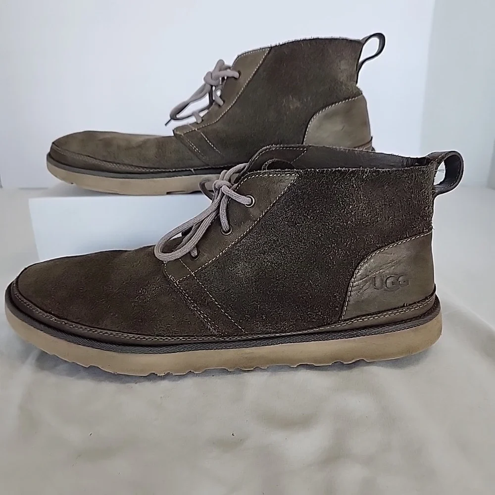 UGG Neumal‎ Grey Suede High Top Men's 15
