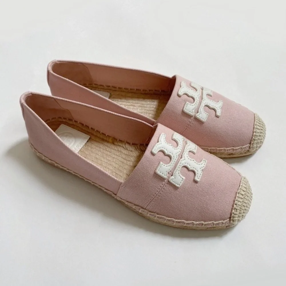 Tory Burch Pink Weston Flat Espadrilles
