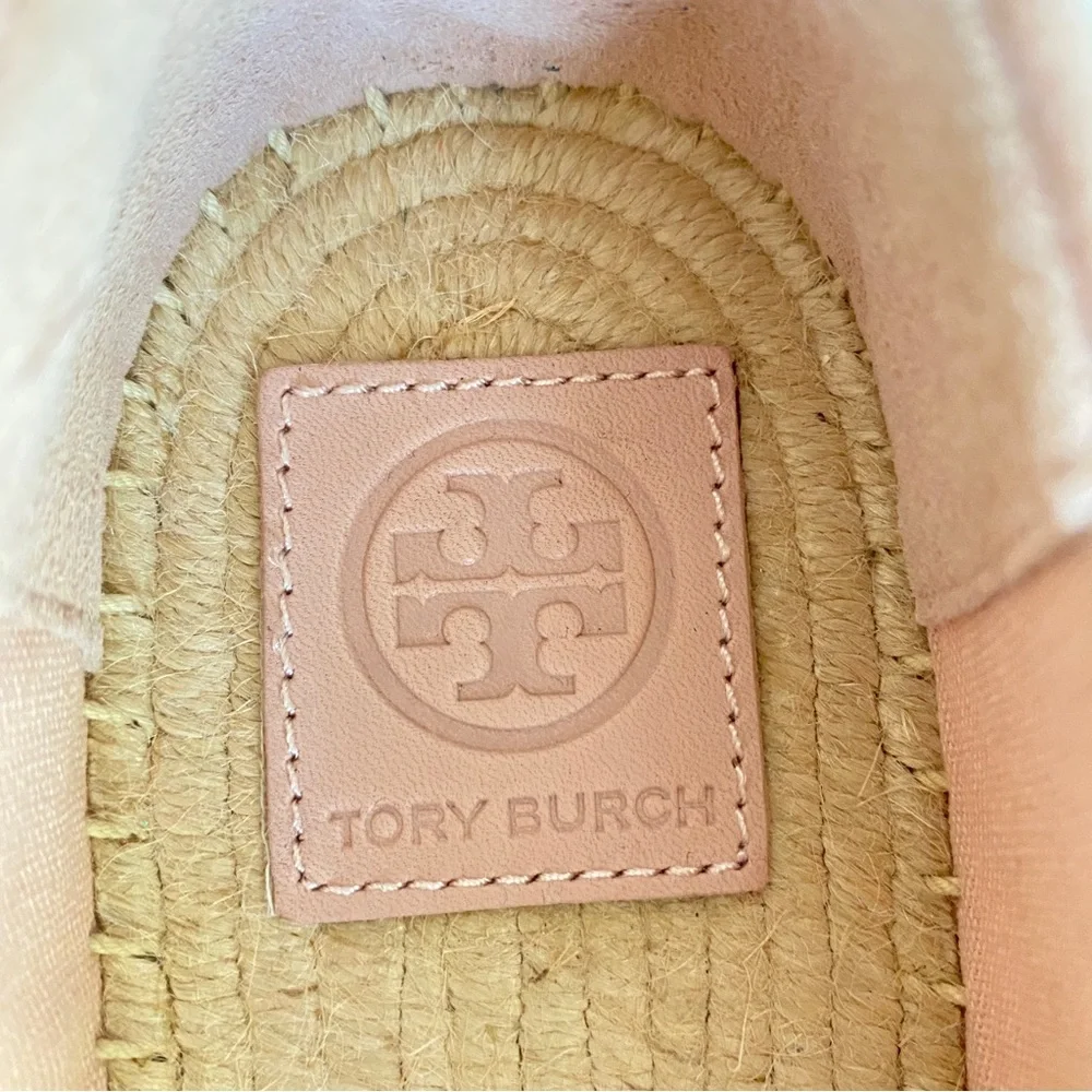 Tory Burch Pink Weston Flat Espadrilles
