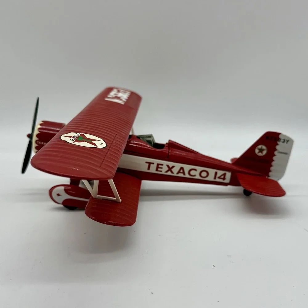 Wings of Texaco 3rd in the Series 1931 Stearman Biplane Die Cast Model Coin Bank