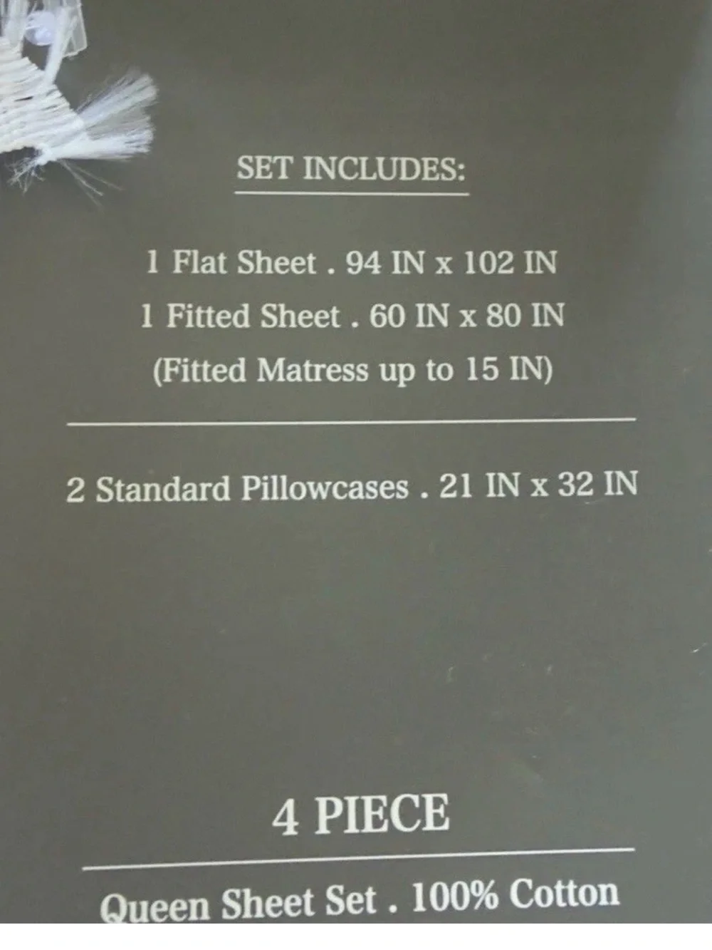 Piubelle Piu Belle Queen Sheet 4pc Set Ruffled Shabby Chic Luxury Bedding New