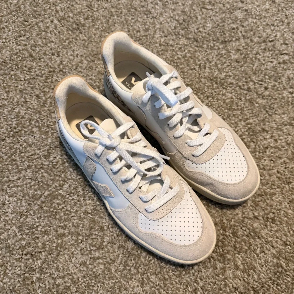 Veja x Madewell V 10 leopard sneakers leather us 8 eur 39 preppy classic