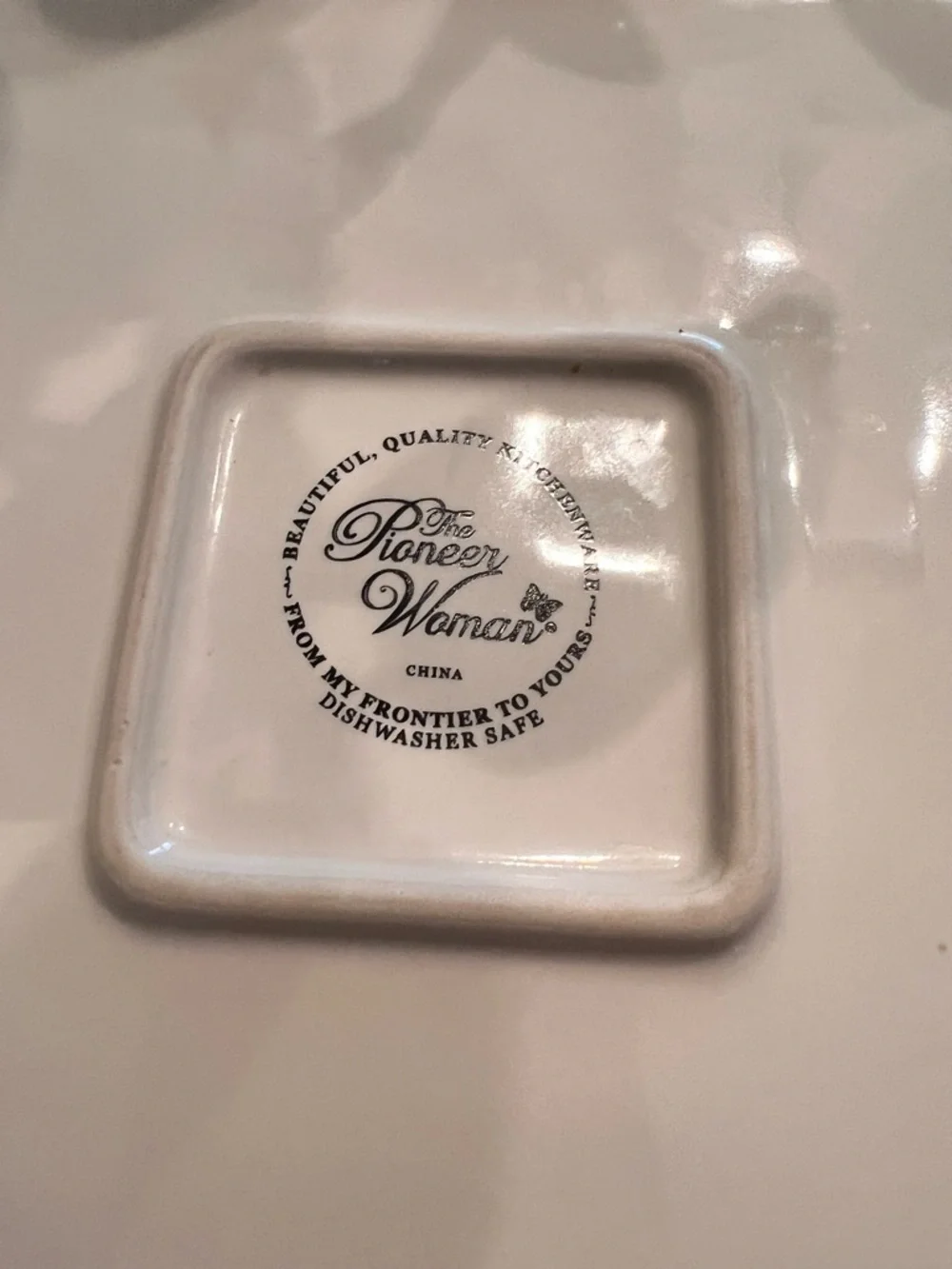 The Pioneer Woman white ceramic