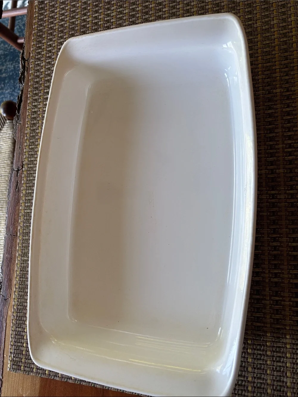 Vintage Corningware P-332 Blue Coneflower White 2 3/4 QT Baking Dish