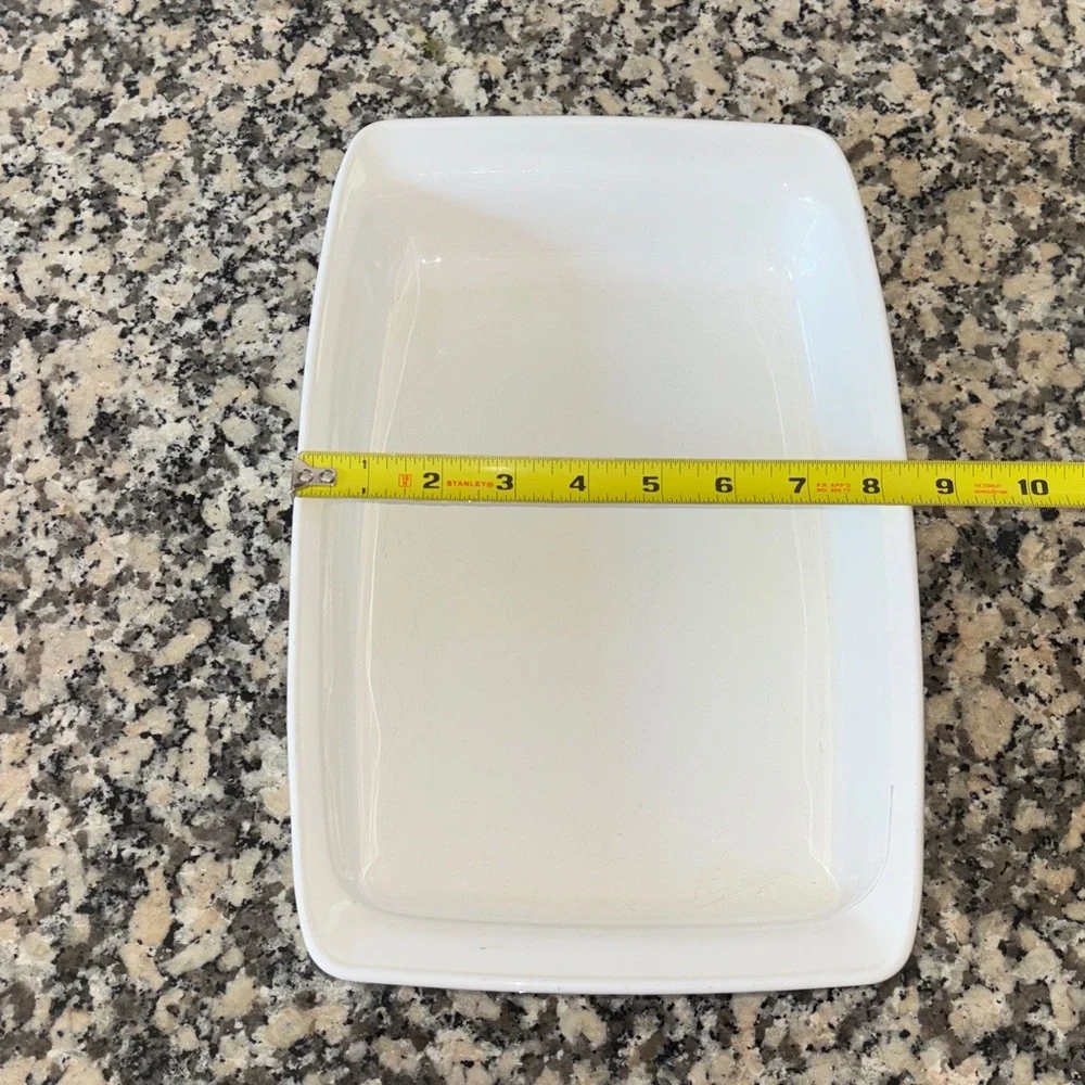 Vintage Corningware P-332 Blue Coneflower White 2 3/4 QT Baking Dish