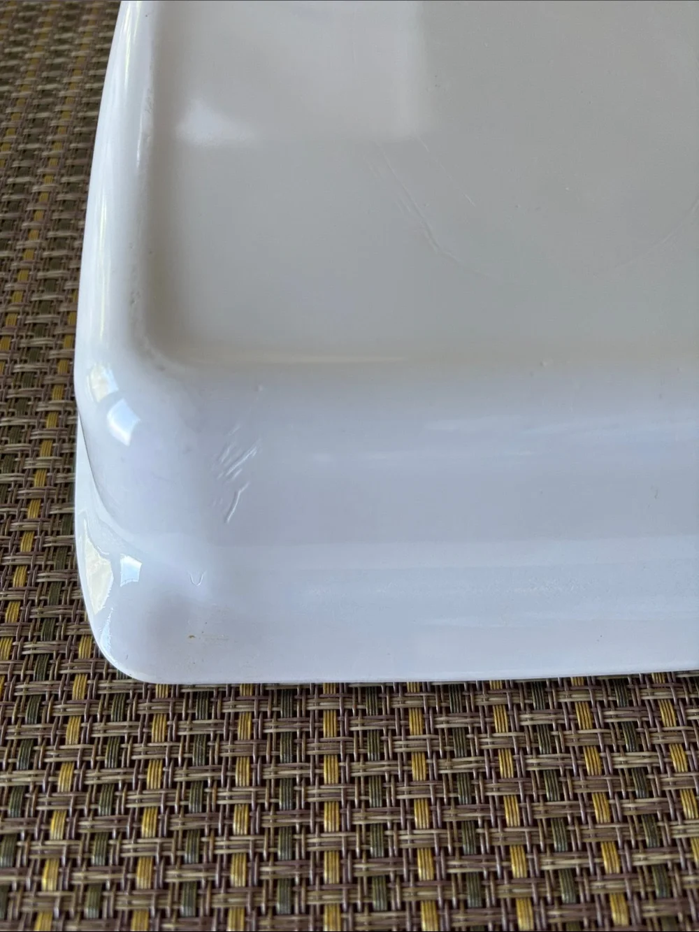 Vintage Corningware P-332 Blue Coneflower White 2 3/4 QT Baking Dish
