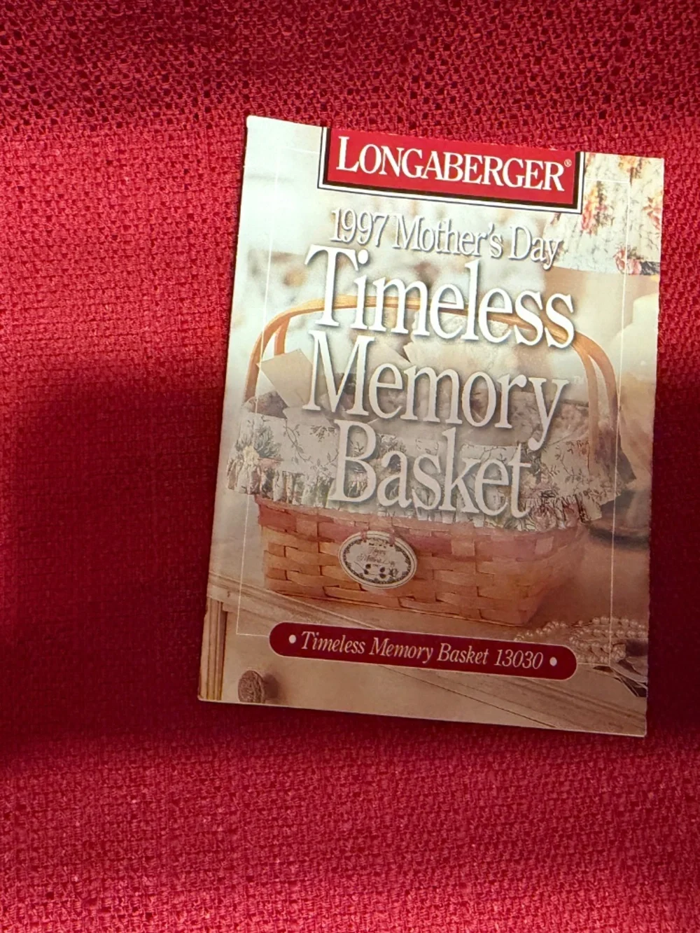 Longaberger treasures liner