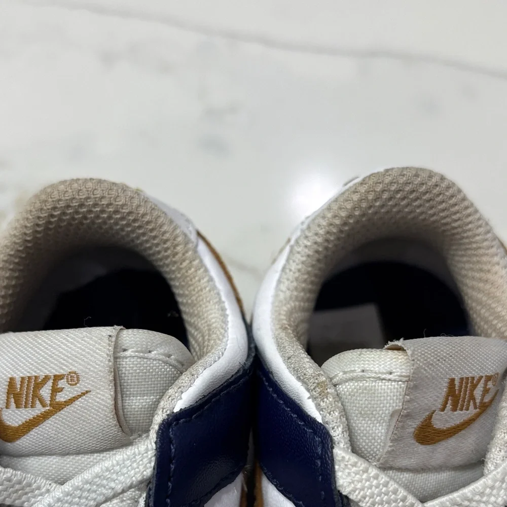 Nike Kids Dunk Low Sneaker - Navy, White & Gold