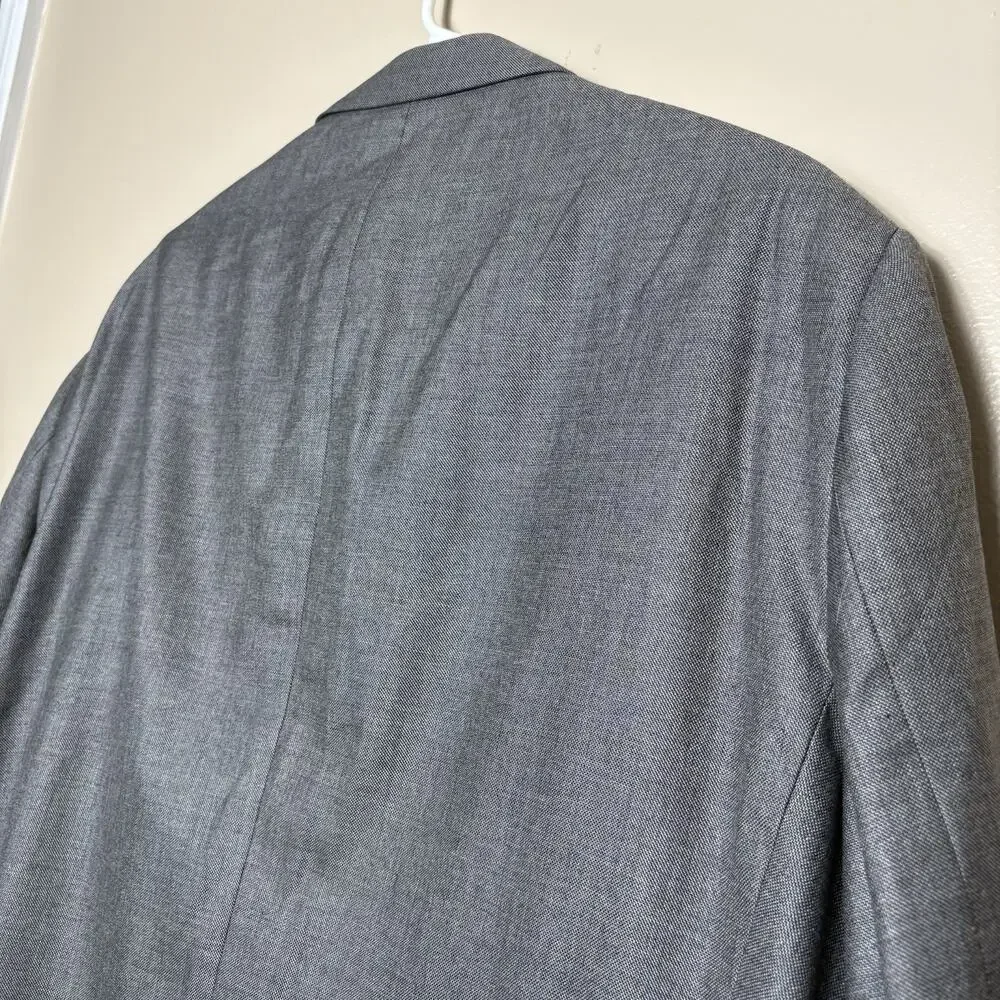 Turnbury Men’s Sport coat Blazer 52R Silk Wool 2 Button Classic Fit