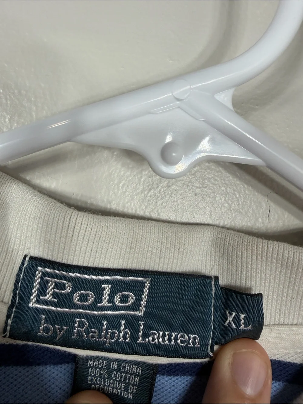 Ralph Lauren blue versatile logo