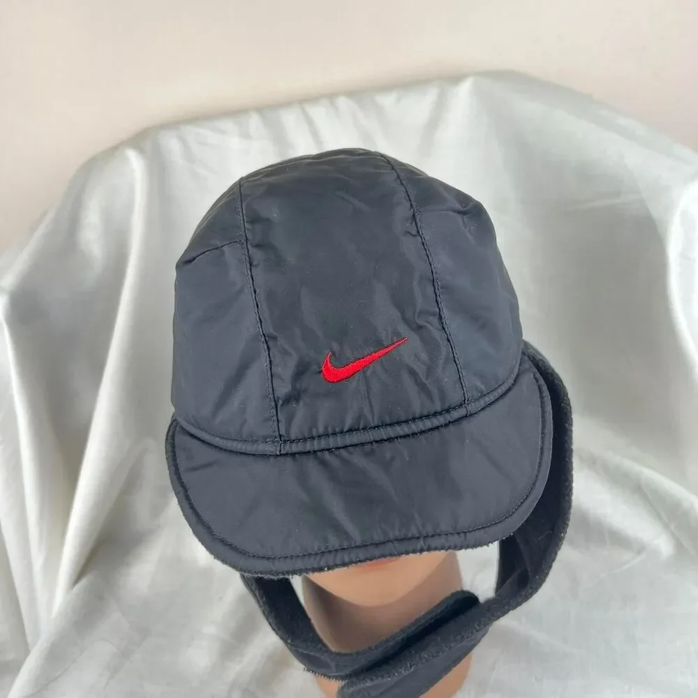 Vintage Nike Nylon/Fleece Dog Ear Hat Cap