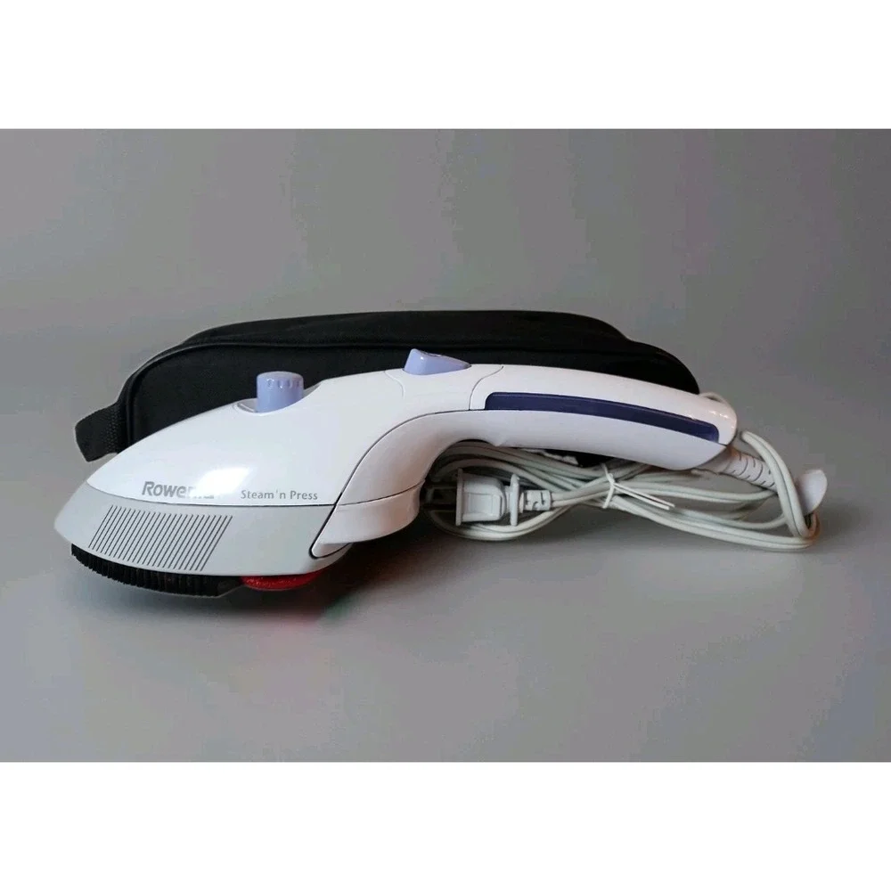 Rowenta DA75 Steam N Press Compact Travel Iron + Case 120/240 Dual Voltage EUC