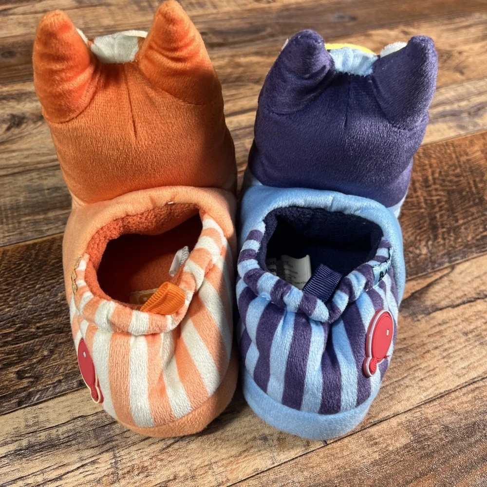 Bluey Bingo Slippers Toddler Size 7-8 Puppy Dog Cartoon Disney