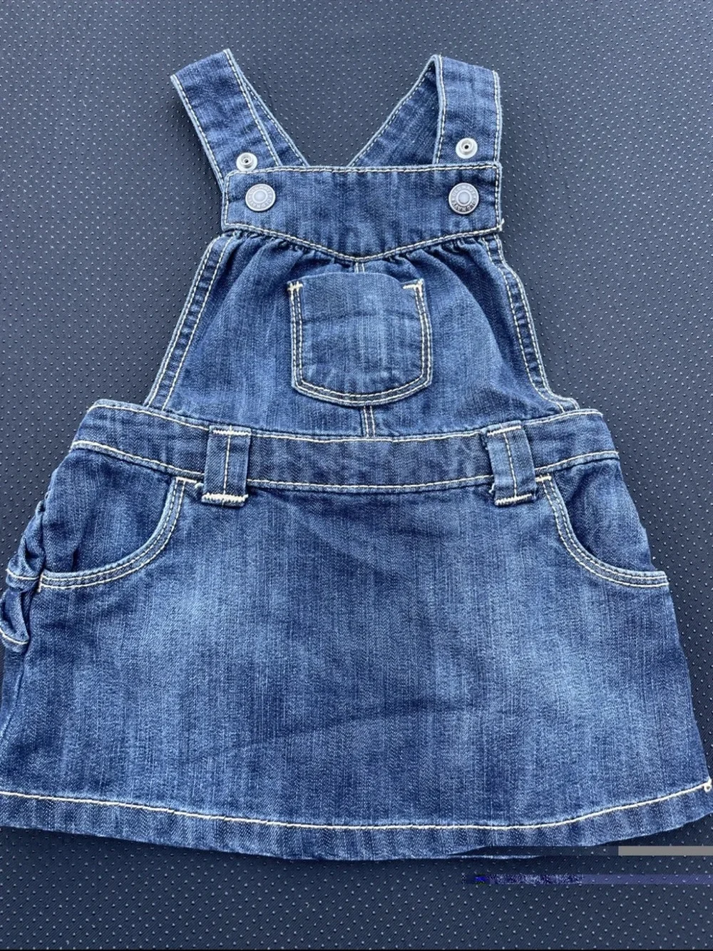 Old Navy Blue Denim Kids Overall Skirt