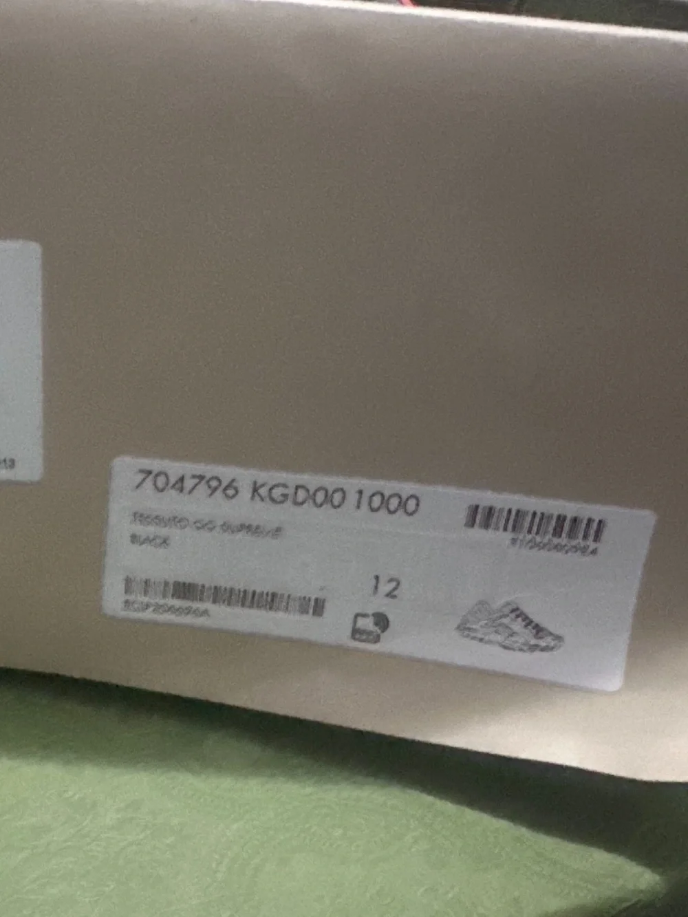 Gucci Black Men’s Sneakers (Box Label)